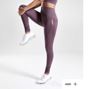 Seamless purple wash gymshark high waist leggings